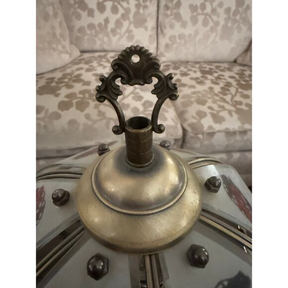 Vintage Brass NASCAR Touch Lamp - tested and working - Picture 8 of 8